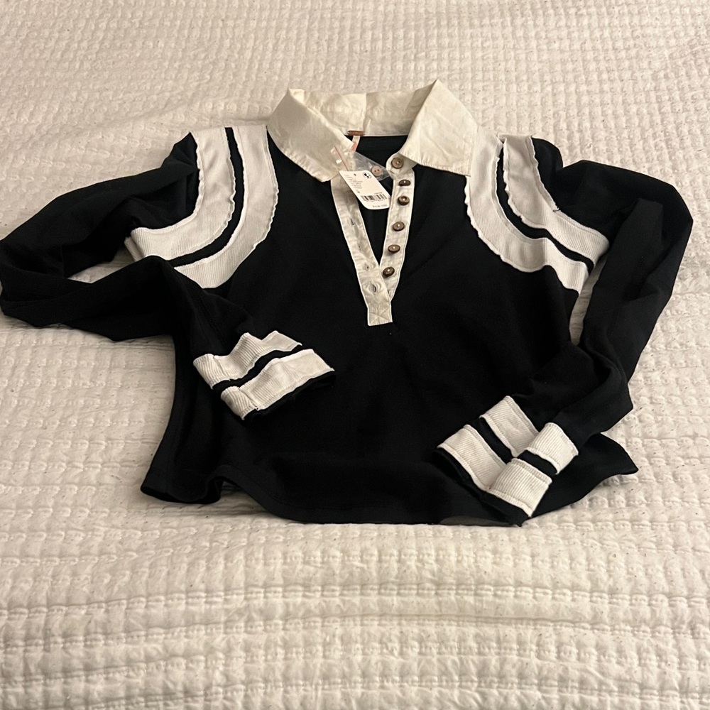 Stylish Black and White Womens Shirt